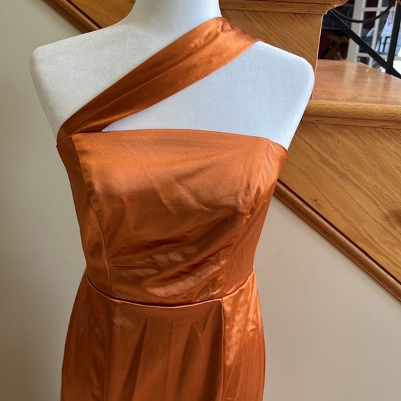 Bridal Babes Bridesmaid Dress Size 8 Copper New With Tags - Picture 2 of 16